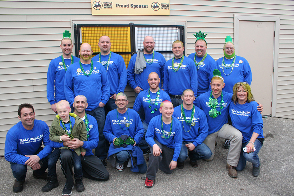 Lombardo Homes Team Members Raise Funds and Shave Heads for Childhood