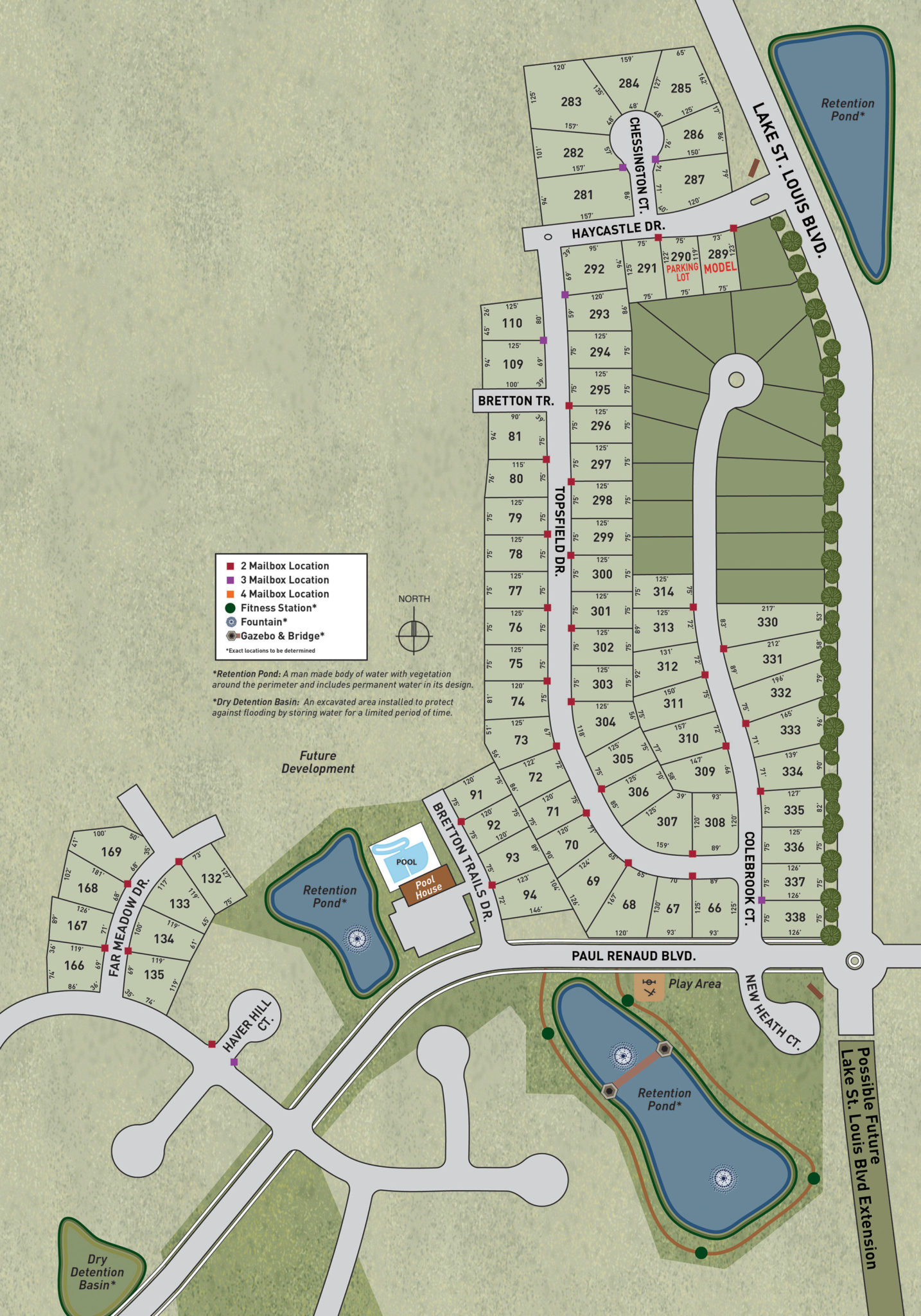 Rose Garden Site Plan - Lombardo Homes